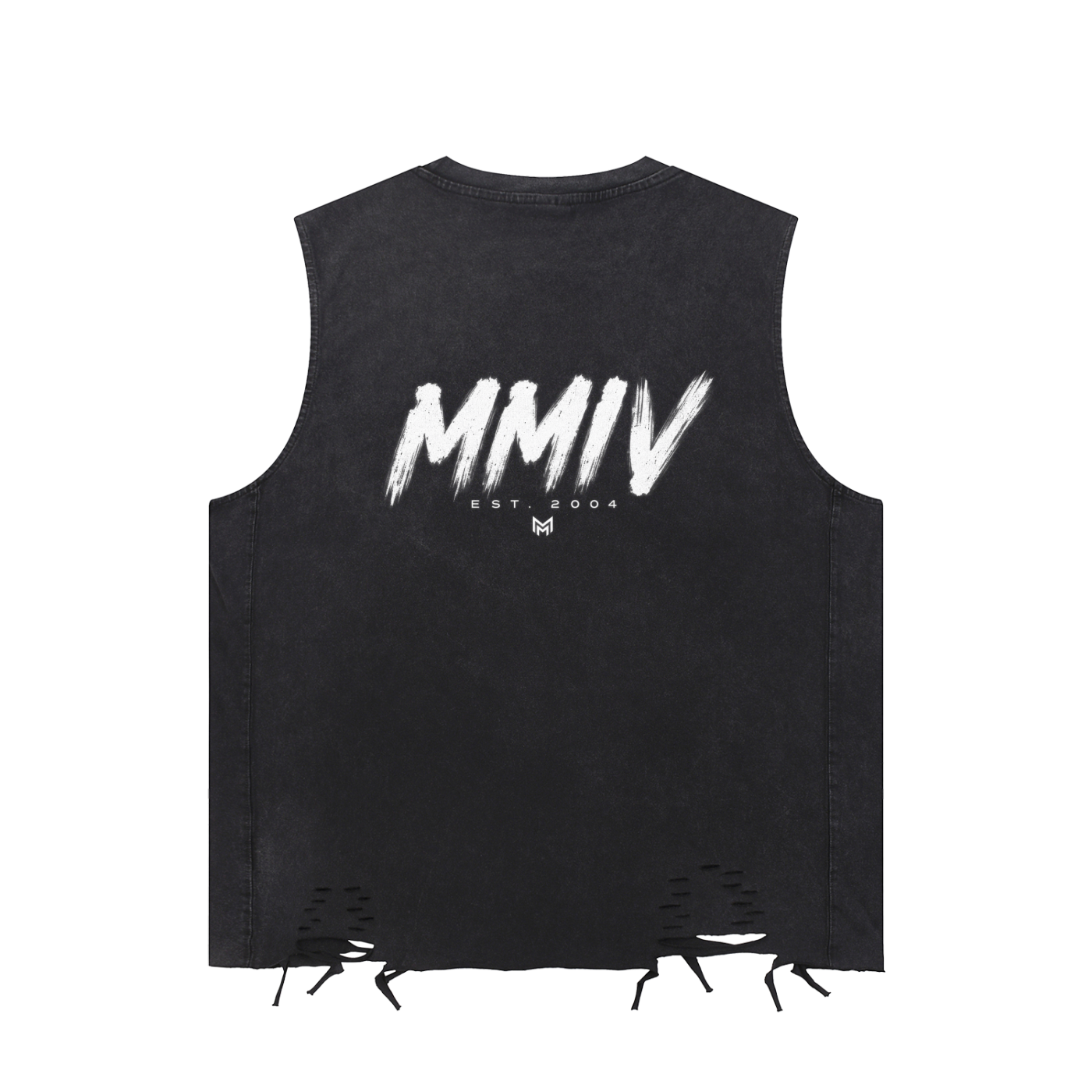 Snow Washed Raw-Hem Tank Top