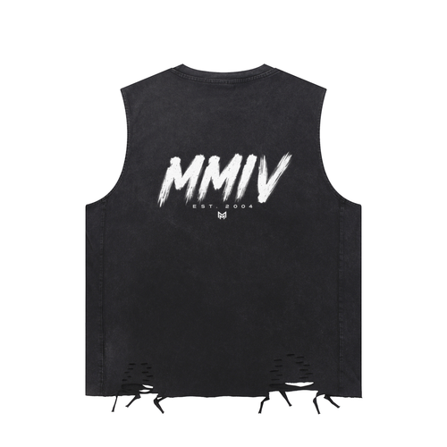 Snow Washed Raw-Hem Tank Top