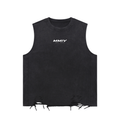 Snow Washed Raw-Hem Tank Top